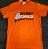 EVERY CHILD MATTERS ORANGE T-Shirt - WHITE FEATHERS