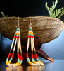 PORCUPINE QUILL EARRINGS - 4 COLORS