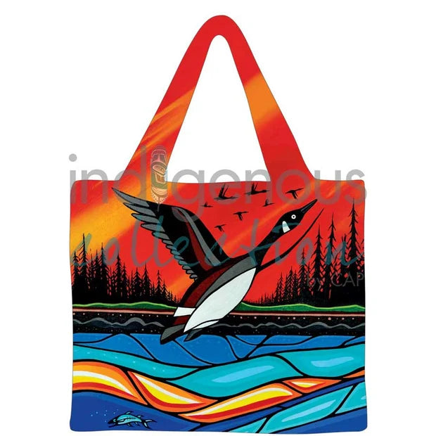 SHOPPING BAG- CANADIAN GEESE IN FLIGHT