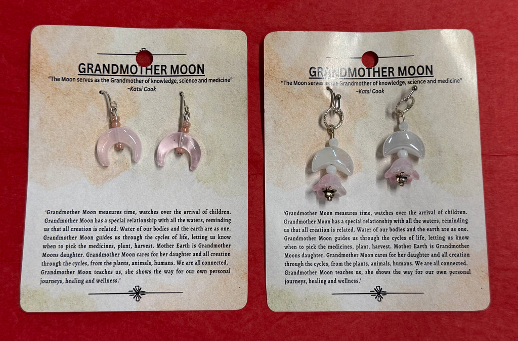 Grandmother Moon Earrings