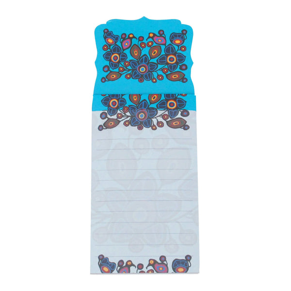 MAGNETIC NOTEPAD - FLOWERS & BIRDS - NORVAL MORRISEAU