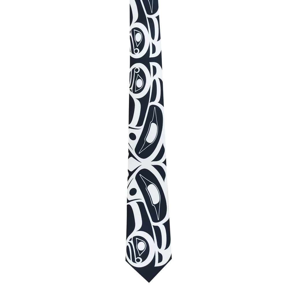 SILK TIE- RAVEN