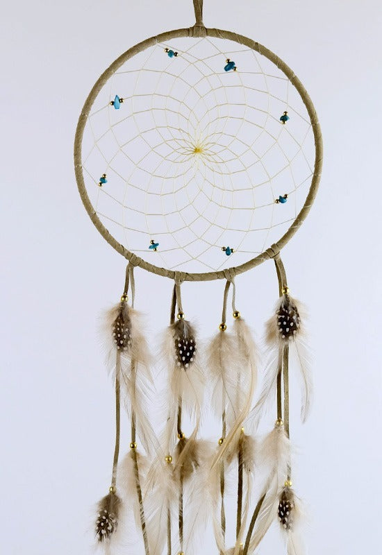 6" DREAM CATCHER WITH STONES
