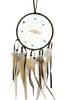 4" DREAM CATCHER WITH STONES AND CRYSTAL
