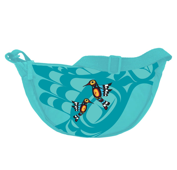 HALFMOON SHOULDER BAG- HUMMINGBIRD