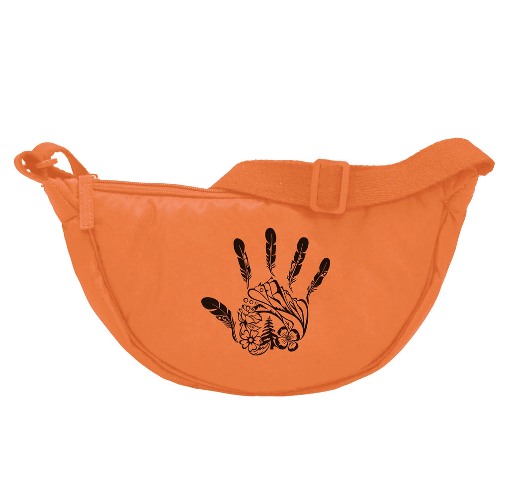 HALFMOON SHOULDER BAG- GITXSAN HAND