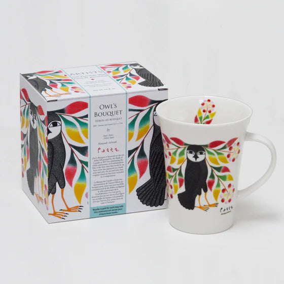 MUG- OWL BOUQUET- KENOJUAK ASHEVAK