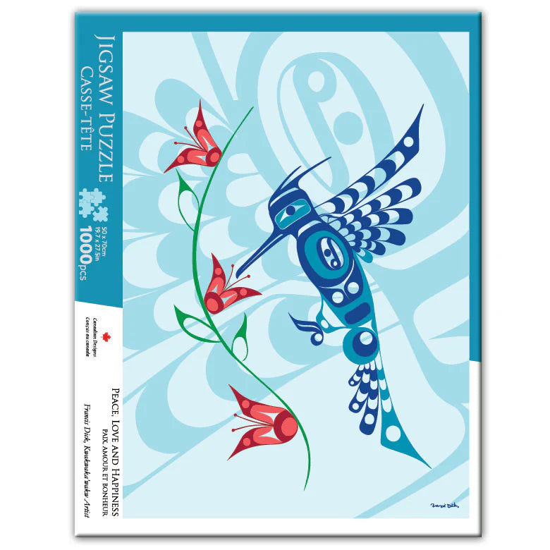 PUZZLE- PEACE LOVE AND HAPPINESS