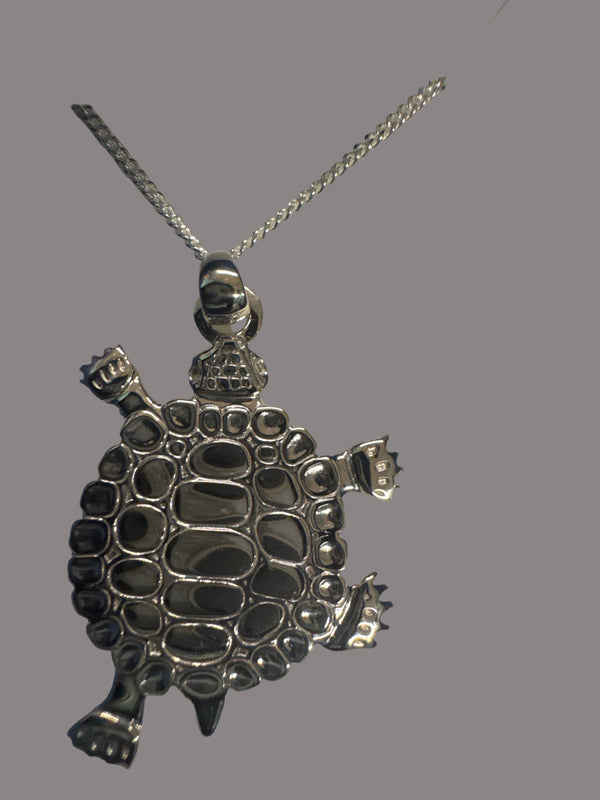 Turtle Teaching Necklace Pendant