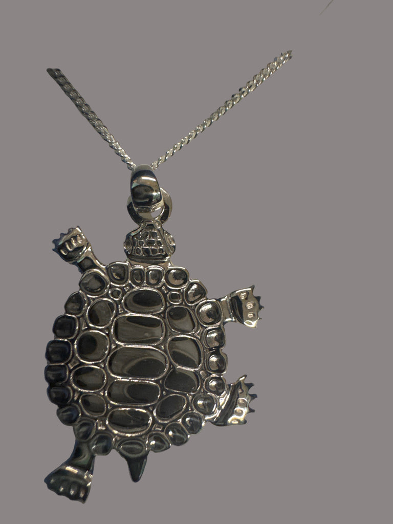 Turtle Teaching Necklace Pendant