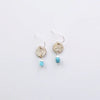 Steorra Birch Bark Earring With Gemstone