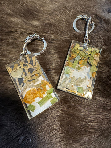 RESIN KEYCHAIN - 4 MEDICINES