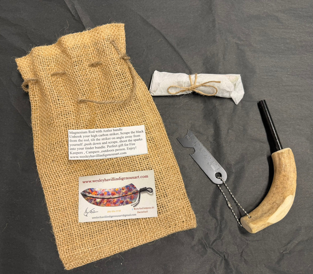 Antler Strikers in Burlap Bag