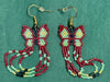 Butterfly Beaded Earring by Elise Williams