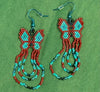 Butterfly Beaded Earring by Elise Williams