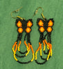 Butterfly Beaded Earring by Elise Williams