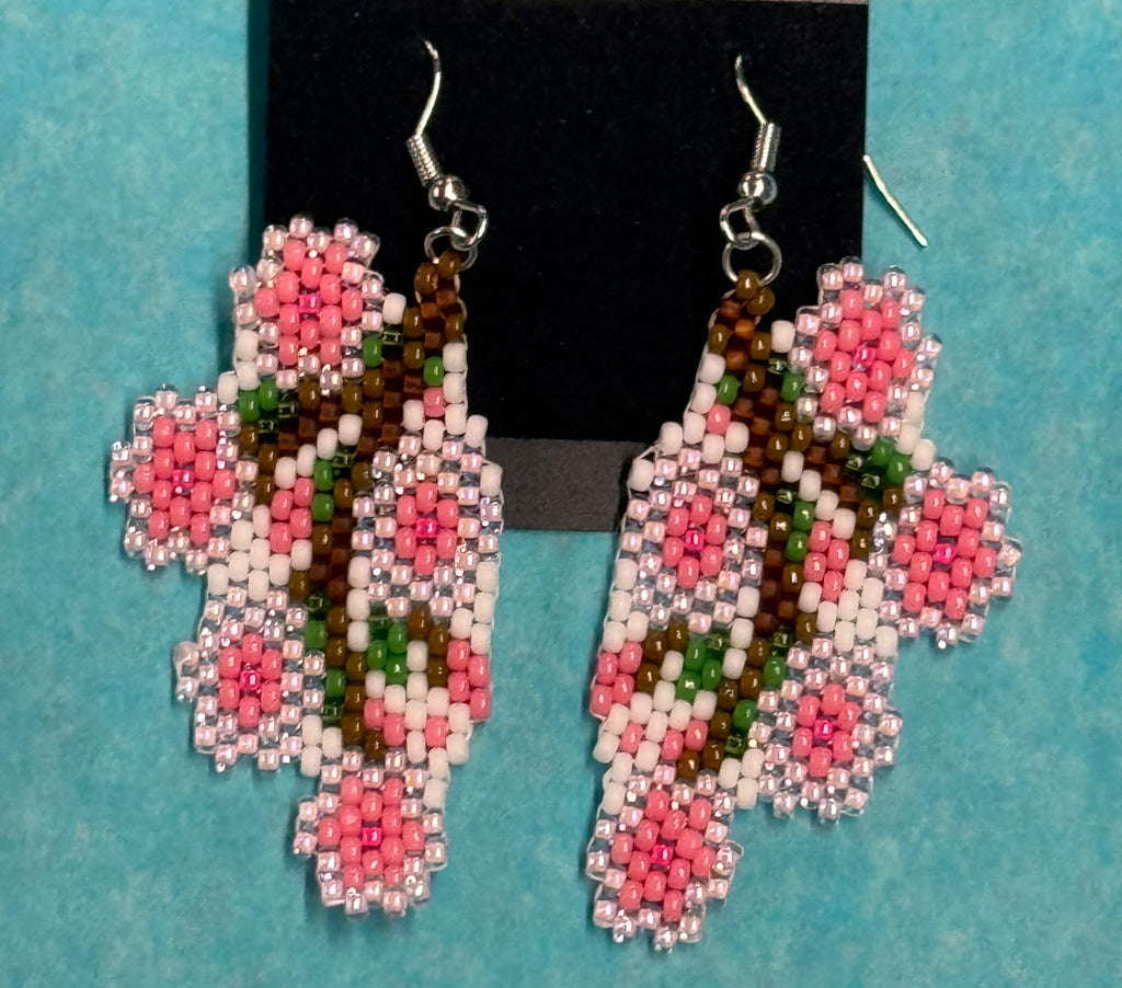 Cluster Flower Droplets Earrings