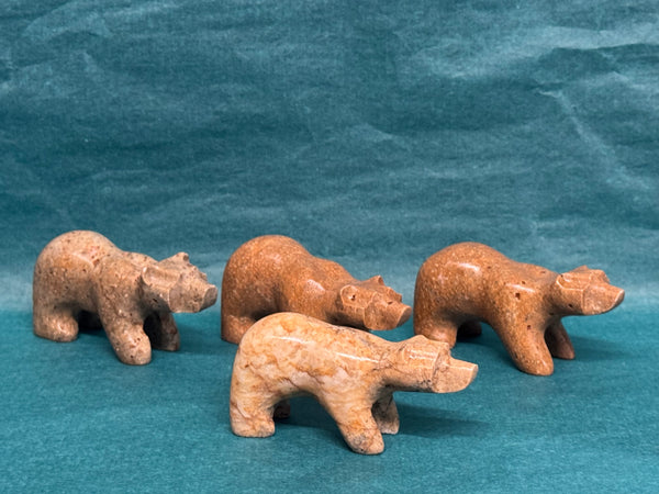 Soap Stone Carving -  Small Bear by Teyo Hill (Copy)