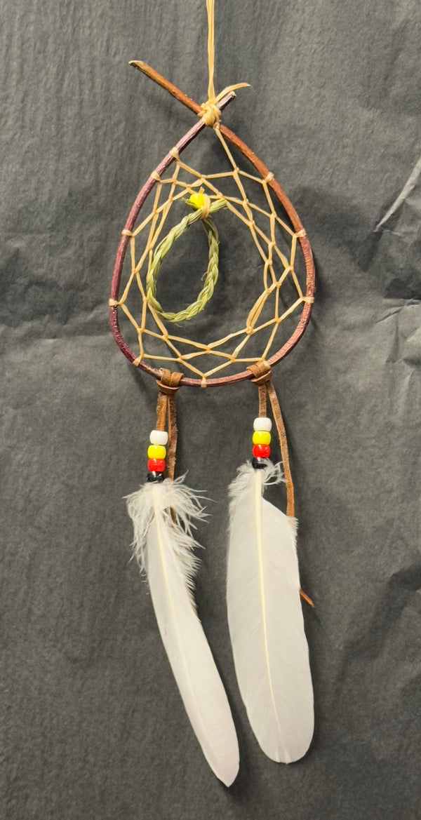 Traditional Dreamcatcher w Sweetgrass