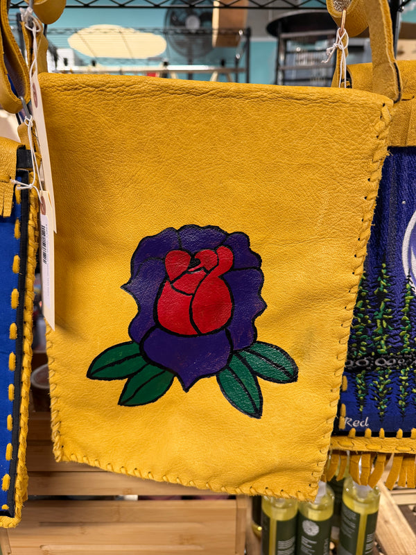 Moose Hide Satchel- Painted