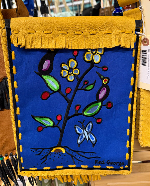 Moose Hide Satchel- With Patch
