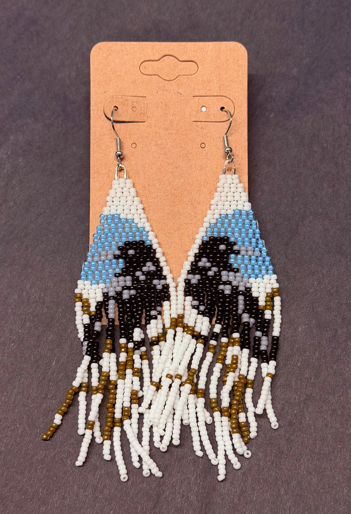 Raven Fringe Earrings