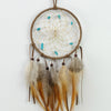4" DREAM CATCHER WITH STONES AND CRYSTAL