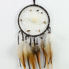4" DREAM CATCHER WITH STONES AND CRYSTAL