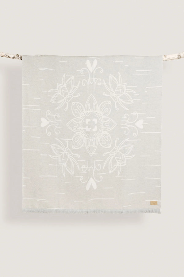 Birch Bark Reversible Blanket
