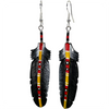 Bone Feather Earring
