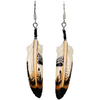 Bone Feather Earring