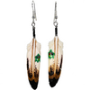 Bone Feather Earring