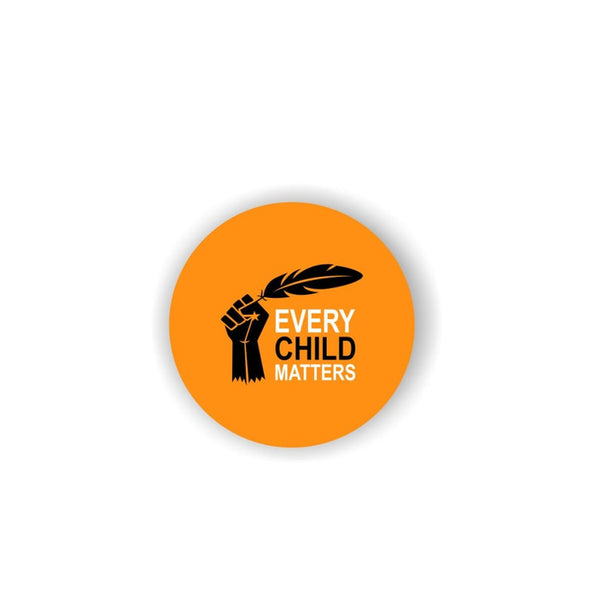Every Child Matters round DTF UV sticker