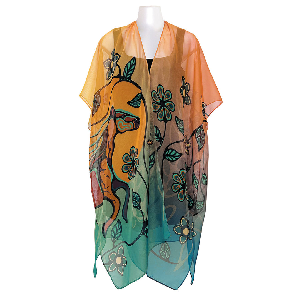 Sheer Fashion Wrap- Horse