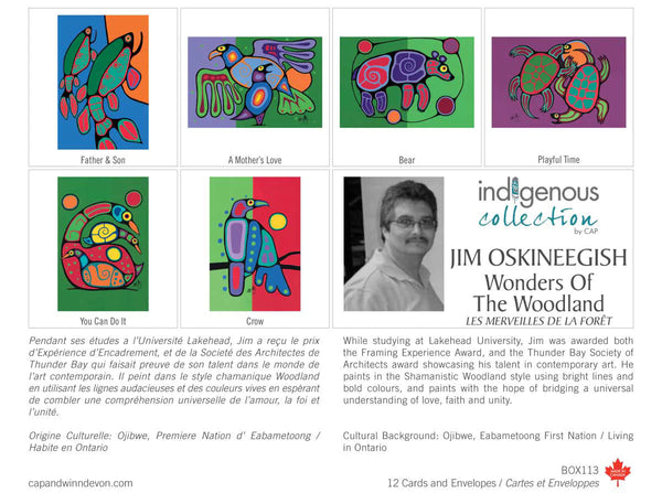 BOX SET - WONDERS OF THE WOODLAND - JIM OSKINEEGISH