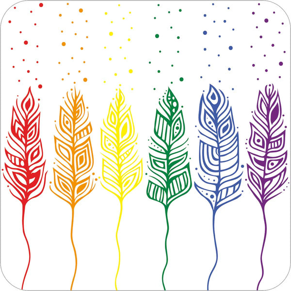 COASTERS - PATRICK HUNTER "PRIDE FEATHERS"