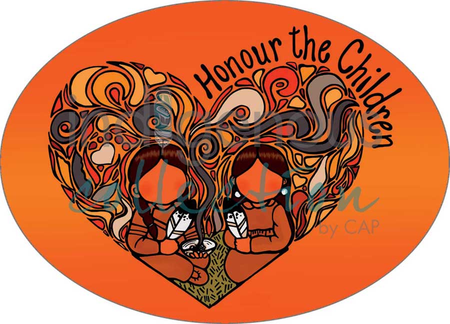 Honour the children Sticker