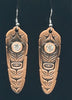 SACRED FEATHER EARRINGS (DIAMOND)