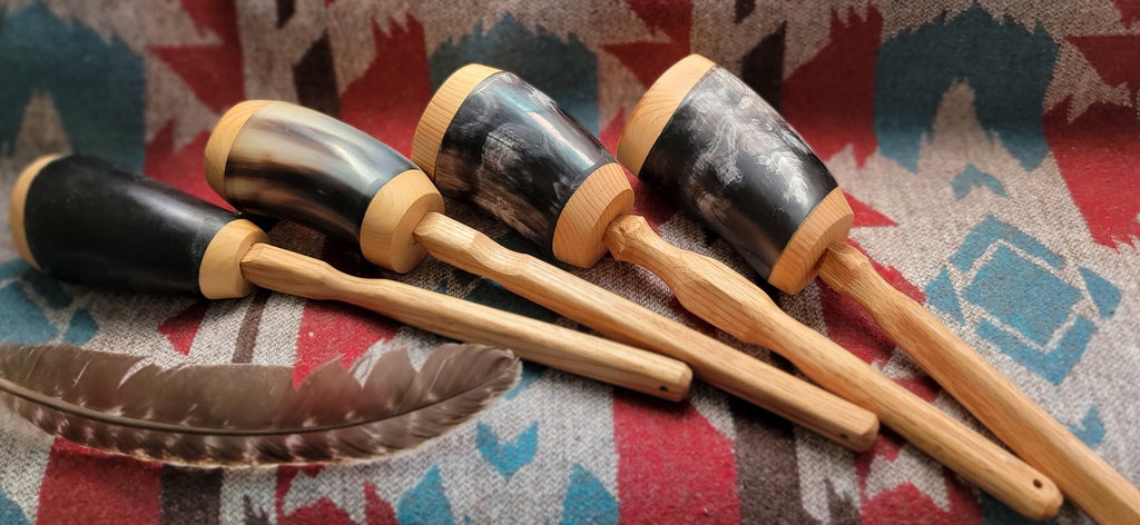 LARGE COWHORN RATTLES