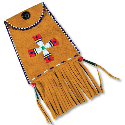 BEADED LEATHER BAG KIT