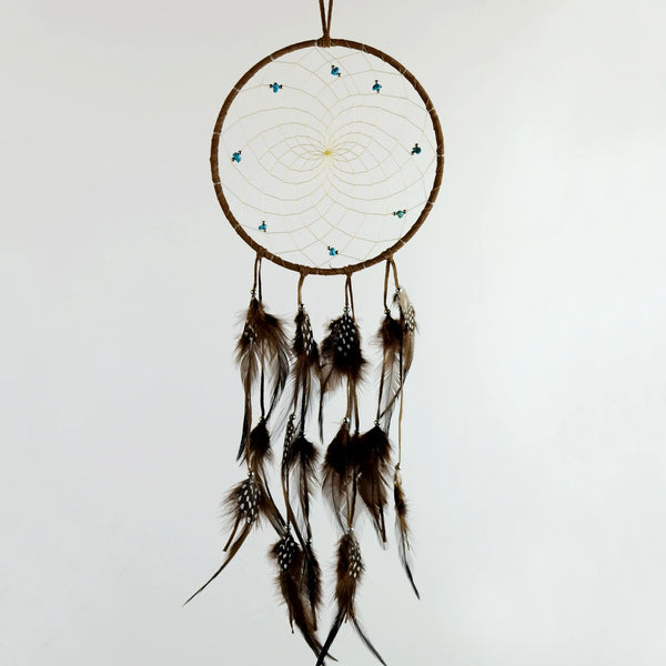 6" DREAM CATCHER WITH STONES