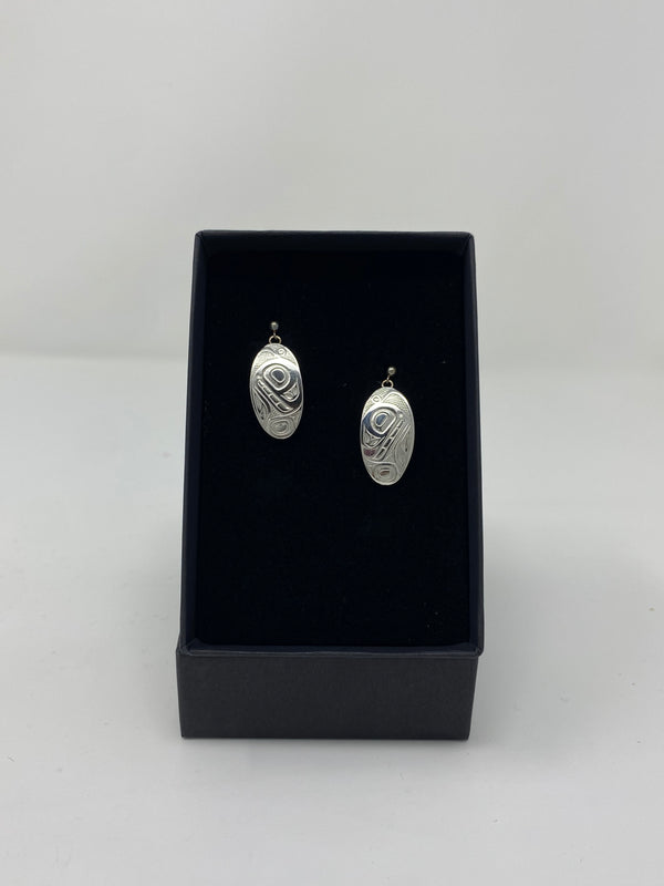 ORCA OVAL EARRINGS - BILL HELIN