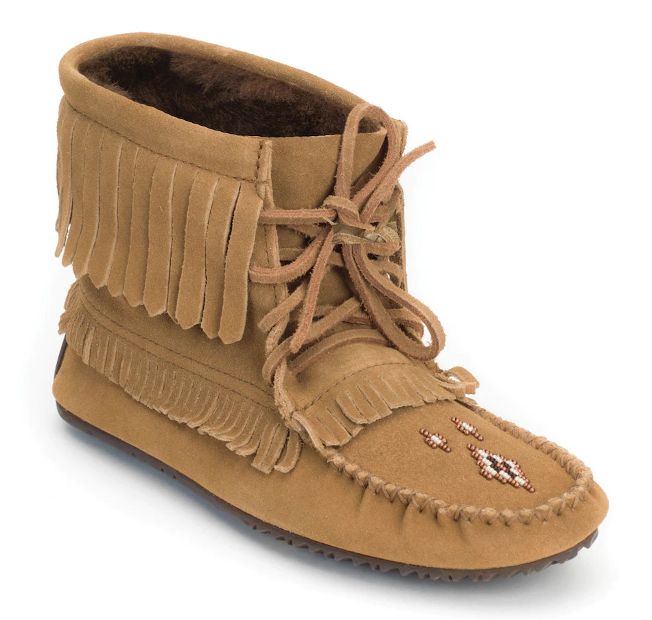MANITOBAH OAK SUEDE MOCCASINS - LADIES