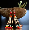 PORCUPINE QUILL EARRINGS - 4 COLORS